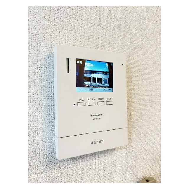 セキュリティ　来客者の顔を確認できて安心です♪