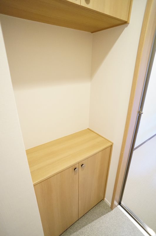 玄関　靴も沢山収納出来て玄関周りスッキリ☆