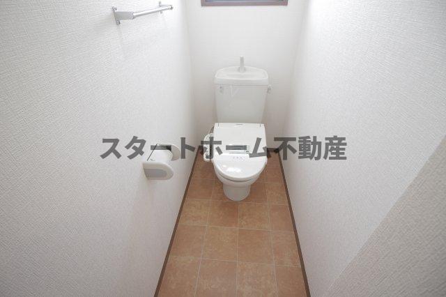 トイレ　ゆったりとした空間のトイレです