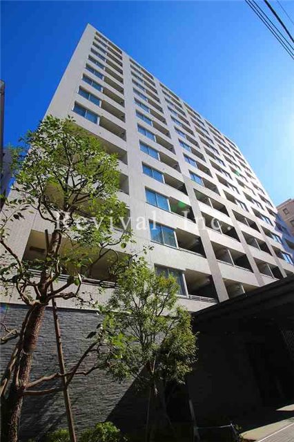 建物外観　タイル張りのシックな外観でございます