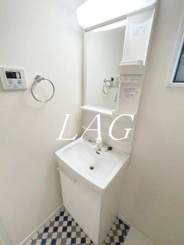 洗面設備　洗面台です。