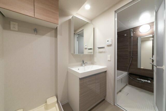 洗面設備　洗面所です