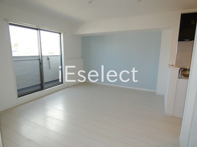 居室・リビング　アクセントクロスがお洒落ですね♪