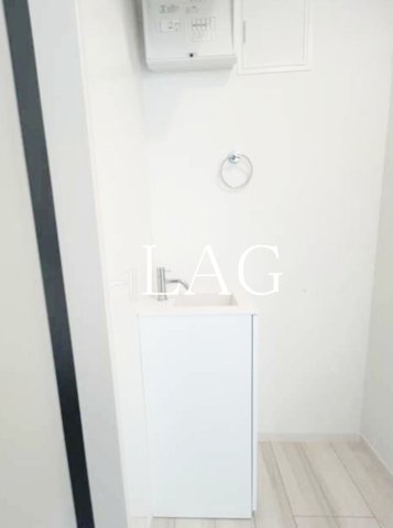 洗面設備　洗面台です。