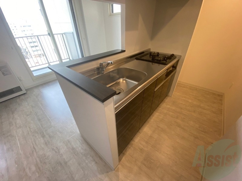 キッチン　システムキッチンなので、すぐお料理に使えます！