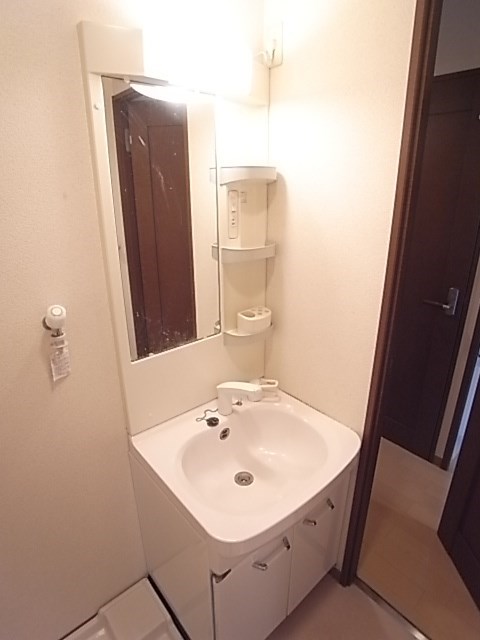 洗面設備　広い洗面スペース