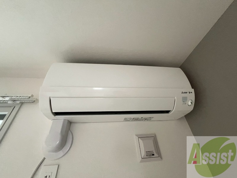 その他設備　エアコンが設置してありますので、寒暖対策もばっちり。