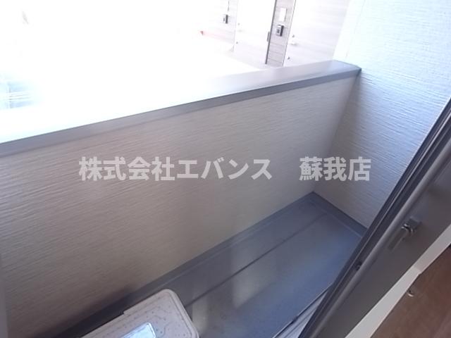バルコニー　落ち着いた時間を過ごせるバルコニーです