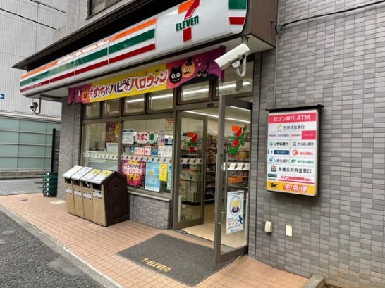 コンビニ　セブンイレブン築地駅前店（コンビニ）まで48m