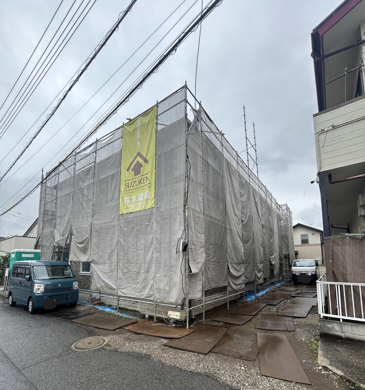 眺望　建築中