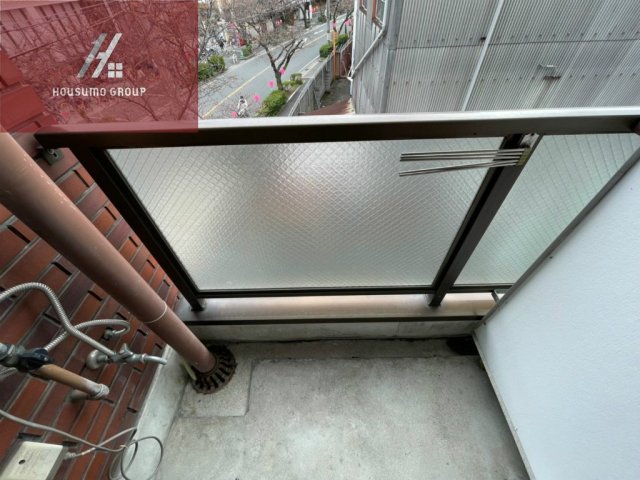 バルコニー　北西向きです