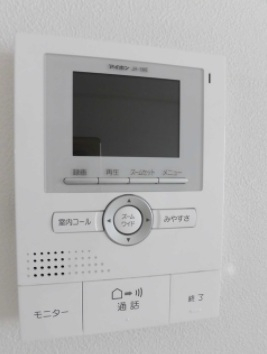 セキュリティ　モニター付インターホン。