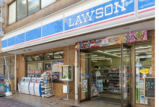 コンビニ　ローソン 浅草橋駅前店（コンビニ）まで274m