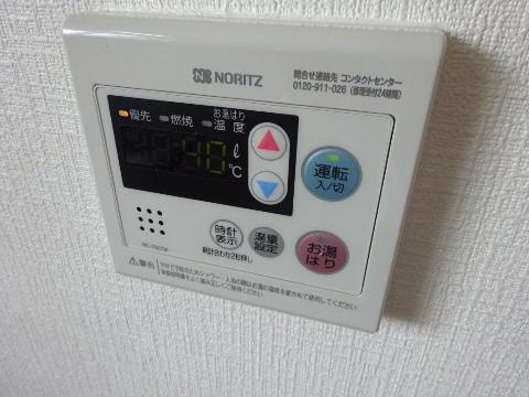 その他設備　給湯操作パネル