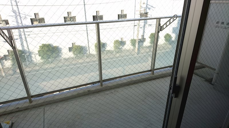 バルコニー　お洗濯にも便利なバルコニー付き