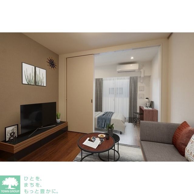 居室・リビング　※家具・調度品等はCG加工です。実際の賃貸住居には含まれま…