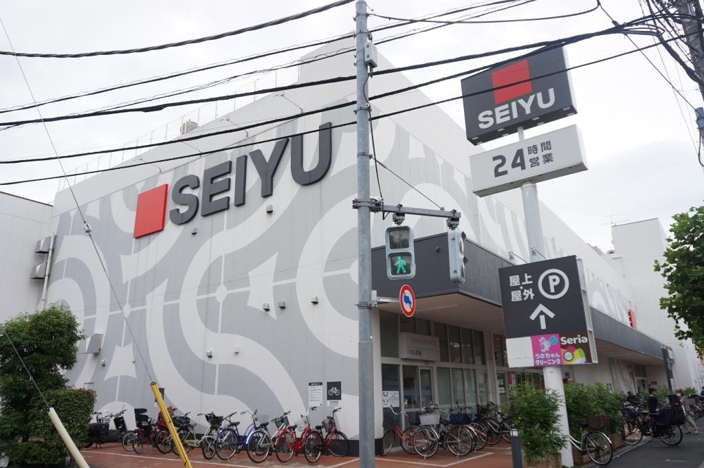スーパー　西友 青井店（スーパー）まで384m