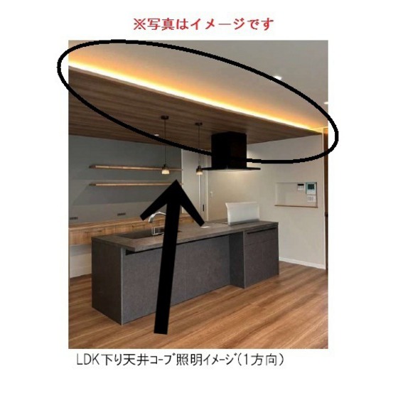 居室・リビング　※照明イメージ図