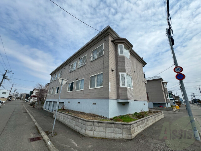 建物外観　札幌市北区新琴似１１条「アパートメント松田Ａ」