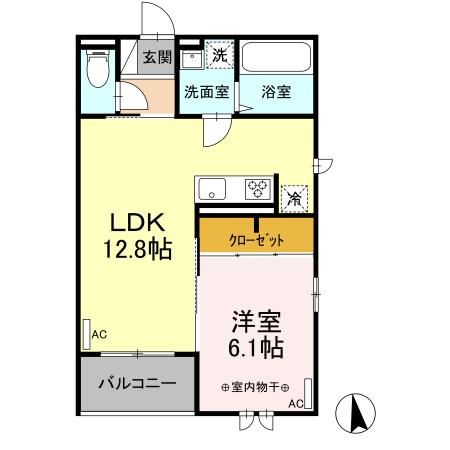 DーROOM小田原5丁目の間取り写真