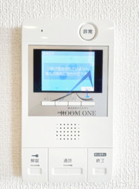 セキュリティ　モニター付インターホンです。