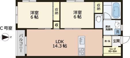 ＪＲ武蔵野線 新小平駅 徒歩3分 3階建 築1年の間取り写真