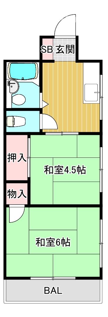 東洋プラザ野江IIの間取り写真