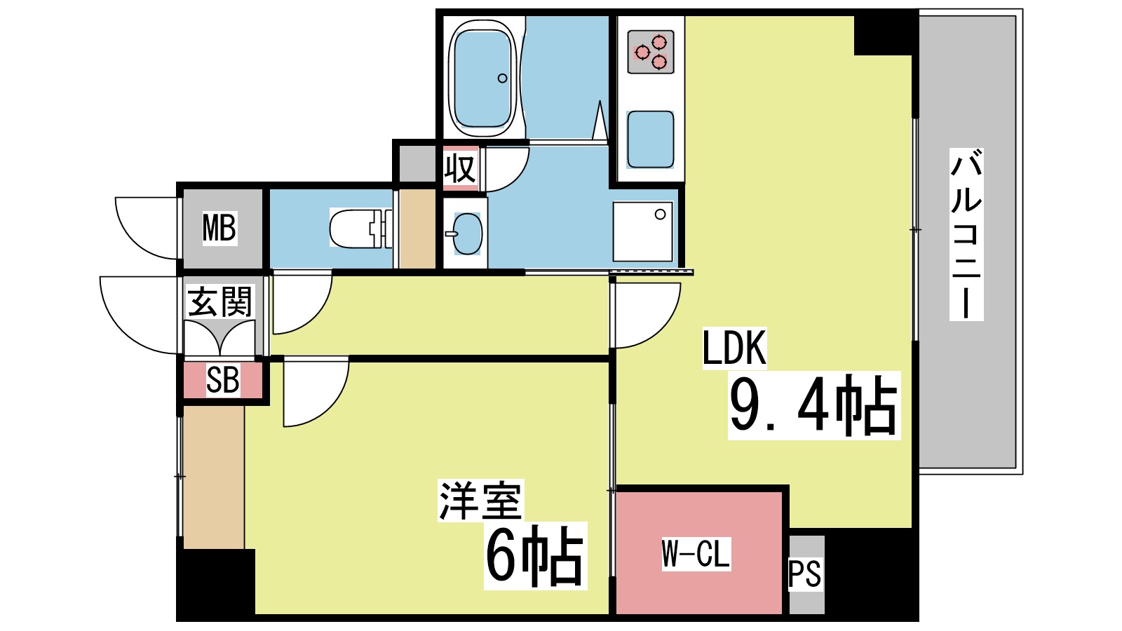 シークリサンス神戸の間取り写真
