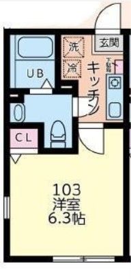 相鉄本線 さがみ野駅 徒歩7分 3階建 築2年の間取り写真