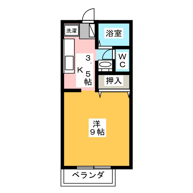 サンガーデンワカツキ B棟の間取り写真
