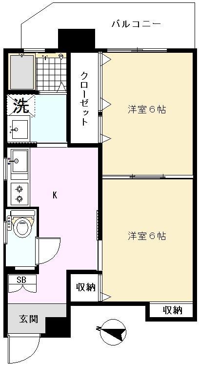 ファーストクラス大口駅前の間取り写真