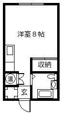 ヴィラナリー旭川 A棟の間取り写真