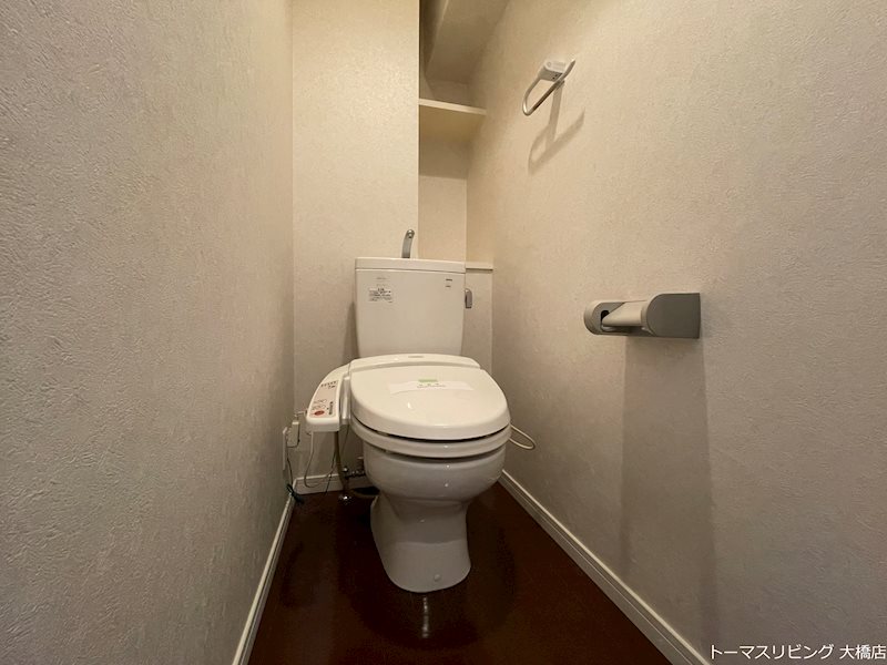 西鉄天神大牟田線 大橋駅 徒歩8分 10階建 築19年のトイレ写真