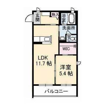 下関市 3階建 築17年の間取り写真