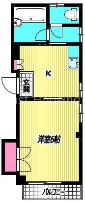 都営大江戸線 落合南長崎駅 徒歩12分 5階建 築26年の間取り写真