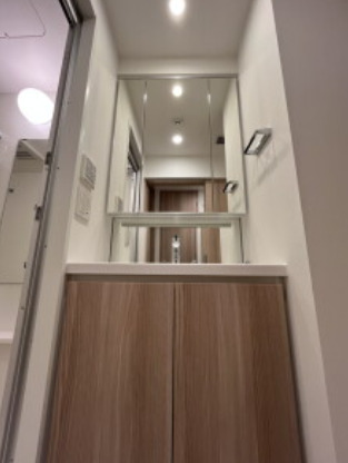 洗面設備　別タイプ部屋　参考写真です