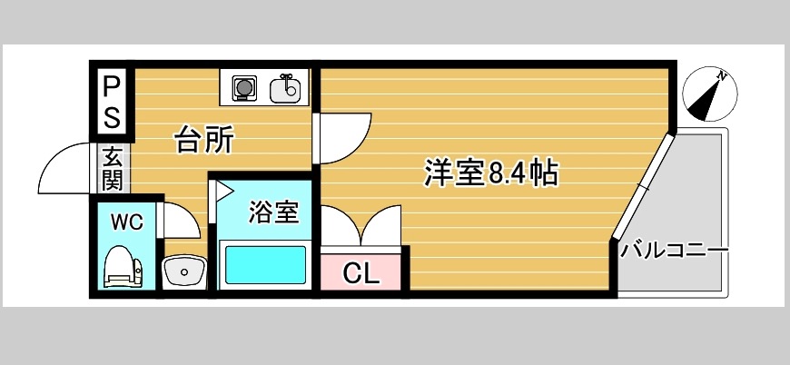 リリーフ薬院の間取り写真