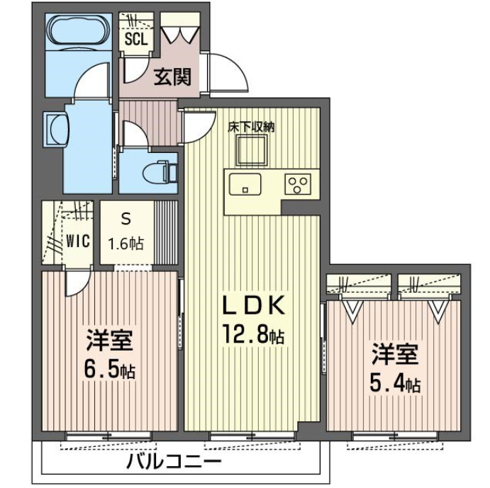 フォレストスクエアIの間取り写真
