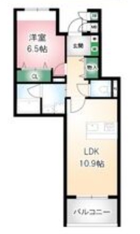 知多郡東浦町大字生路のマンションの間取り