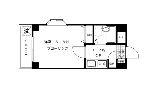 大森館の間取り