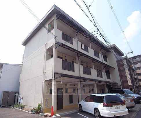 京都市山科区東野中井ノ上町のマンションの建物外観