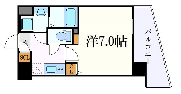 愛知県名古屋市西区浅間１（マンション）の賃貸物件の間取り