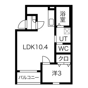 【Warren matsubaraIの間取り】