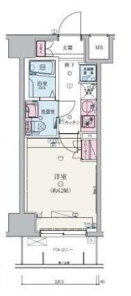 さいたま市南区白幡のマンションの間取り