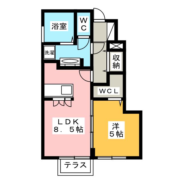 セジュール　東矢田の間取り