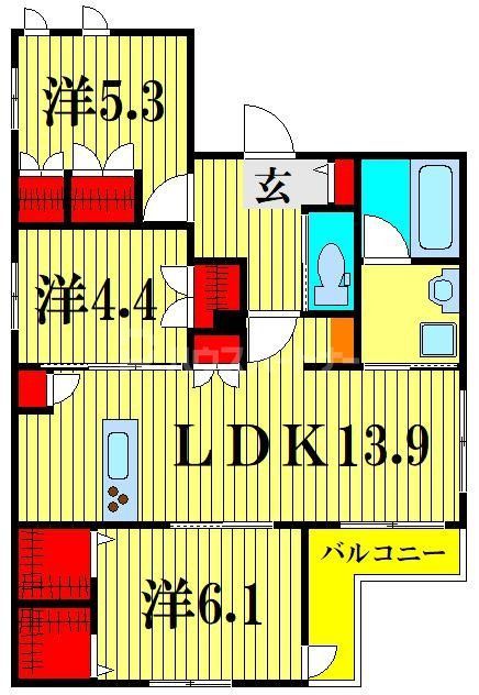 ペットファースト38の間取り