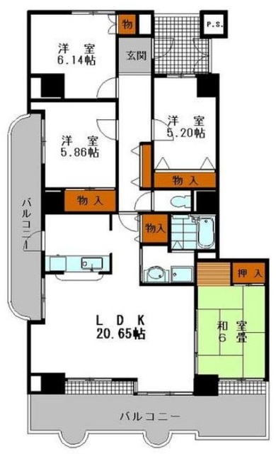 シャトゥブランシェの間取り