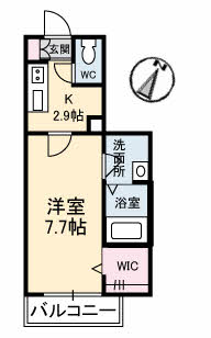 シャーメゾン　アチーブメントの間取り