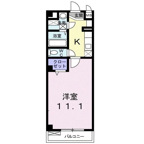 金沢市古府のマンションの間取り