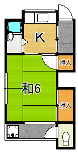 中畑文化　東の間取り